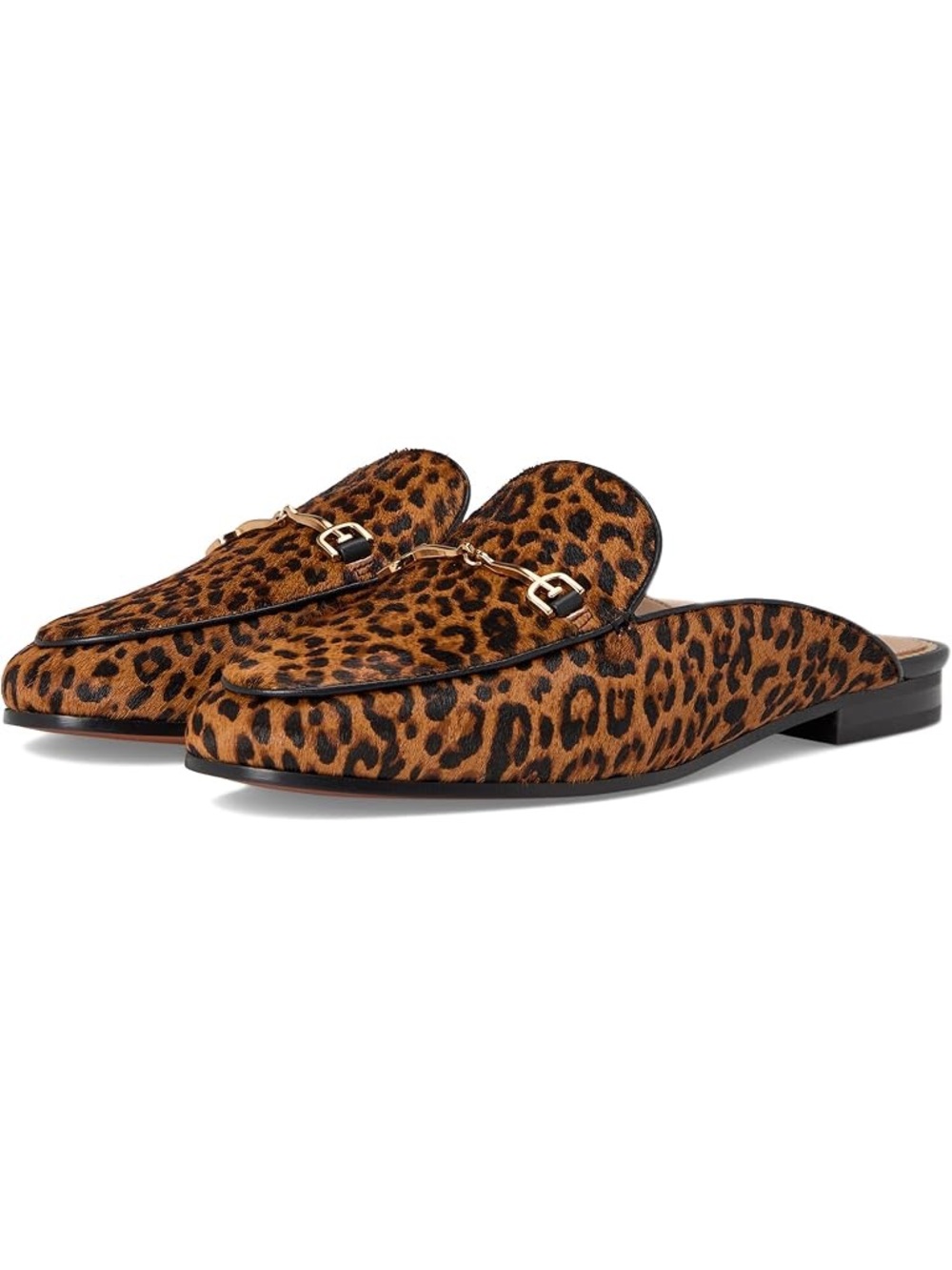 Sam Edelman Leopard-Print Slip-On Loafers in Brown and Black